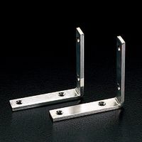 エスコ 35x 35mm フラットアングル(ステンレス製/2個) EA951ER-35 1セット(20個:2個×10セット)（直送品）