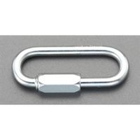 エスコ 58.5x14.5x 6mm クイックリング(スチール/Zinc) EA638HD-6 1セット(15個)（直送品）