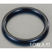エスコ Pー12 オーリング (フッ素ゴム/10個)(運動用) EA423RF-12 1セット(100個:10個×10袋)（直送品）
