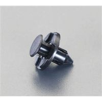 エスコ 1.5ー3.0mm/φ8.0mm プッシュリベットクリップ(10個) EA527CP-107 1セット(100個:10個×10袋)（直送品）