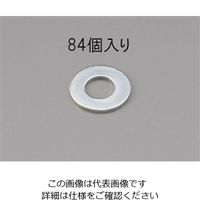 エスコ M 8 平ワッシャー(ユニクロメッキ/84枚) EA949LX-108 1セット(1260枚:84枚×15パック)（直送品）