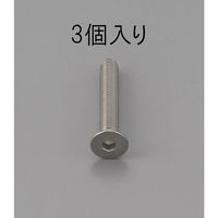 エスコ M10x30mm 六角穴付皿頭ボルト(ステンレス製/3本) EA949MD-1030 1セット(30本:3本×10パック)（直送品）