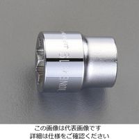 エスコ 1/2”DRx30mm 8角ソケット(二重四角) EA618KL-30 1セット(4個)（直送品）