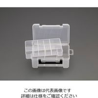 エスコ 178x120x 60mm パーツケース EA508MD-38 1セット(15個)（直送品）