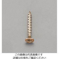 エスコ 3.8x38mm コーススレッド(鉄/ブラウン/100本) EA949FH-3 1セット(1000本:100本×10パック)（直送品）