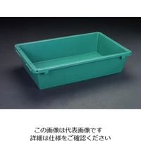 エスコ 616x467x185mm/ 35.2L ポリプロピレン容器 EA991AD-40 1セット(2個)（直送品）