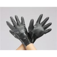 エスコ [L] 手袋(制電・耐油/塩化ビニール・綿 PE裏) EA354GE-26 1セット(15双)（直送品）