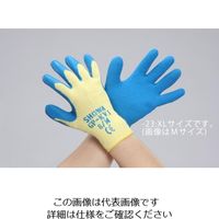 エスコ [XL] 手袋(耐切創/ケブラー・ポリエステル・ゴムコート) EA354GJ-23 1セット(5双)（直送品）