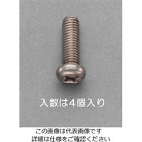 エスコ M6x15mm 鍋頭小ねじ(チタン/4本) EA949NY-615A 1セット(40本:4本×10袋)（直送品）