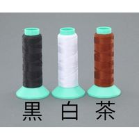 エスコ #20x 400m 縫糸(ポリエステル製/茶) EA628AY-13 1セット(10巻)（直送品）