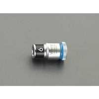 エスコ 1/4”DRx 9mm ソケット(ホールド機能付) EA617AJ-9 1セット(10セット:1セット×10個)（直送品）