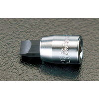 エスコ 1/4”DR/8.0x1.2mm [ー]ビットソケット EA618AS-105 1セット(10個)（直送品）