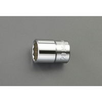 エスコ 1/2”DRx17mm ソケット EA618CL-17 1セット(10個)（直送品）