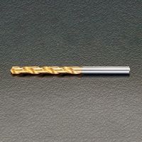 エスコ 0.5x 22mm ストレートシャンクドリル(TiN coat HSS) EA824NJ-0.5 1セット(10本)（直送品）