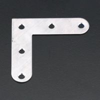 エスコ 47x 47x13.0mm 横隅金(ステンレス製/10個) EA951EB-42 1セット(100個:10個×10袋)（直送品）