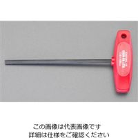 エスコ 3.0x300mm [Hexagon]T型ドライバー EA573KL-33 1セット(15本)（直送品）