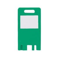エスコ [キーハンガー用]カードキー(緑/5枚) EA956VE-33 1セット(75枚:5枚×15セット)（直送品）