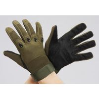 エスコ [LL] 手袋(合成皮革・滑り止付/OD) EA353CM-59 1セット(5双)（直送品）