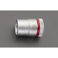 エスコ 1/2”DRx17mm ソケット(ZYKLOP) EA617AM-17A 1セット(10個)（直送品）