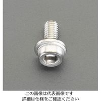 エスコ M4x20mm フランジソケット(ステンレス/8本) EA949MM-420 1セット(160本:8本×20袋)（直送品）