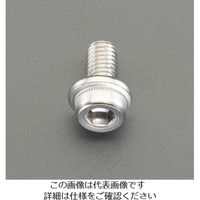 エスコ M5x10mm フランジソケット(ステンレス/8本) EA949MM-510 1セット(160本:8本×20袋)（直送品）