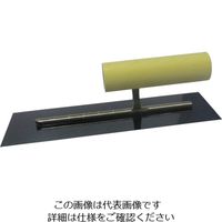 ナルセ商工 カネ三 油焼角鏝 元幅115×先幅95 コテ長さ450mm AKK-450 1丁 851-0875（直送品）