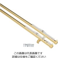 日中製作所 エコ伸縮レール柾目W2m NEDW-2 1袋（直送品）