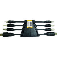 ワイズ WISE 六角棒レンチ (ナイフ式) フリーレンチ (ミリ/4本組) Aセット WS800A 1セット 195-0154（直送品）