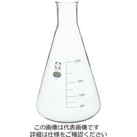柴田科学 三角フラスコ 2L 1個 010530-2000（直送品）