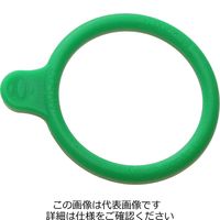柴田科学 ボトル用タグ GL-45 緑 017310-650A 1袋（20個）（直送品）