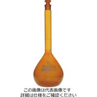柴田科学 メスフラスコ 茶 スーパーグレード 1L 1個 020070-1000（直送品）