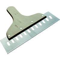 トラスコ中山 TRUSCO 軽量ステンレス地ベラ 穴あき 厚み0.6 幅270ミリ KNA06-270 1本 207-2253（直送品）