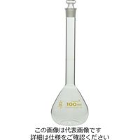 柴田科学 メスフラスコ カスタムA 100mL 1個 026050-100 1-8654-26（直送品）