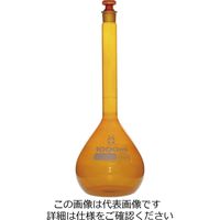 柴田科学 メスフラスコ 茶 カスタムA 2L 1個 026100-2000 1-8659-11