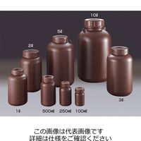 サンプラテック PE広口遮光瓶 10L ※ケース販売(8本入り) 02917c 1箱(8個)（直送品）