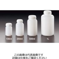 サンプラテック EOG滅菌瓶(PE広口) 乳白色・100ml ※ケース販売(200本入り) 17022c 1箱(200個)（直送品）