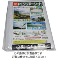 松浦工業 PEクリアーシート(M)約1.8X3.6M 4984834576435 1個(1枚)（直送品）