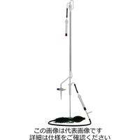 柴田科学 自動ビュレット スーパーグレード ガラスコック付 ビュレットのみ ゴム栓用 青筋プリント 25mL 022170-25 1個（直送品）