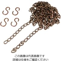 ニッサチェイン Cー105 茶鉄カラー カットチェイン2m C105 1セット(3個)（直送品）
