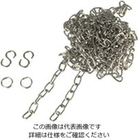 ニッサチェイン Cー120 ステンレス カットチェイン2m C120 1セット(4個)（直送品）