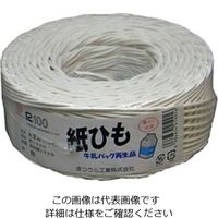 松浦工業 紙ひも 白#10号X100M 4984834419916 1セット(3個)（直送品）
