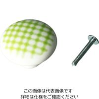 アイワ金属（AIWA METALS） 陶器ツマミ チェック AP-553C 1セット（2個）（直送品）