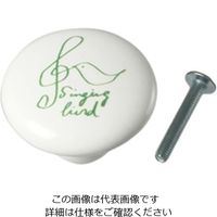 アイワ金属（AIWA METALS） 陶器ツマミ シンギングバード AP-553K 1セット（2個）（直送品）