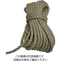 松浦工業 サイザル麻ロープ(M) 約6ミリX10m 4984834170657 1セット(2個)（直送品）