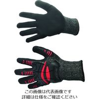 富士手袋工業 富士手袋 ナックルアーマーC4 赤 L 9900-R-L 1双 194-9986（直送品）