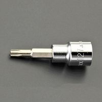 エスコ 3/8”DRxT27 [TORX]ビットソケット EA618JV-27 1セット(5個)（直送品）