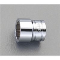 エスコ 1/4”DRx10mm ソケット EA618NJ-10 1セット(10個)（直送品）
