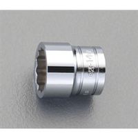 エスコ 1/4”DRx12mm ソケット EA618NJ-12 1セット(10個)（直送品）