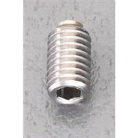 エスコ M6x10mm 六角穴付止ねじ(真鍮パッド/ステンレス) EA949DS-6 1セット(10個)（直送品）