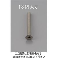 エスコ M2 x 4mm 皿頭小ねじ(ステンレス製/18本) EA949NB-204 1セット(540本:18本×30パック)（直送品）